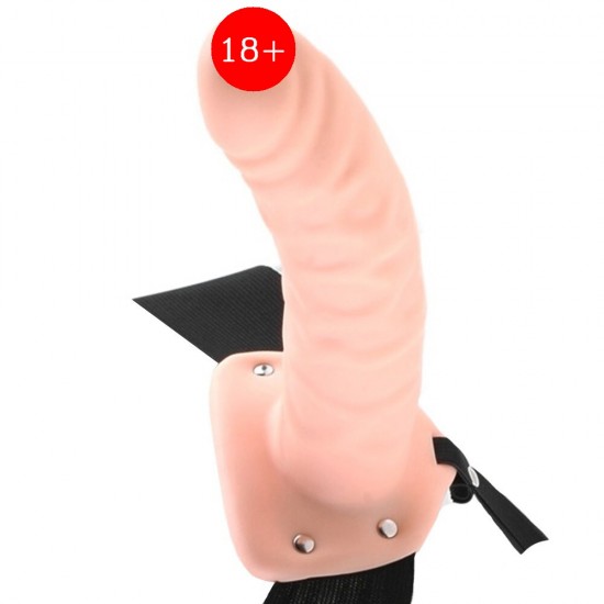 Pipedream Fetish Fantasy Series 8 İnch Hollow Strap-On Flesh