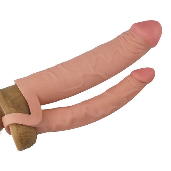 Lovetoy Pleasure X-Tender Çift Taraflı Penis Kılıfı LV314011