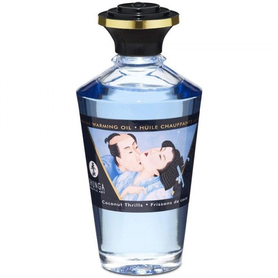 Shunga Aphrodisiac Warming Oil Coconut 100 ml Istımalı Masaj Yağı