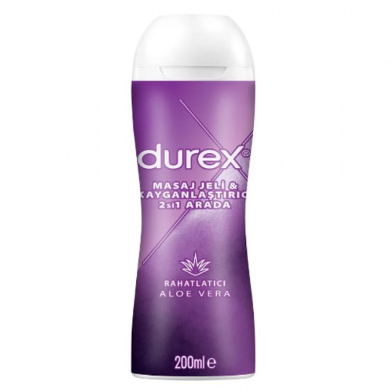 Durex Masaj Jeli ve Kayganlaştırıcı Jel 2 si 1 Arada Aloe Vera 200 Ml.