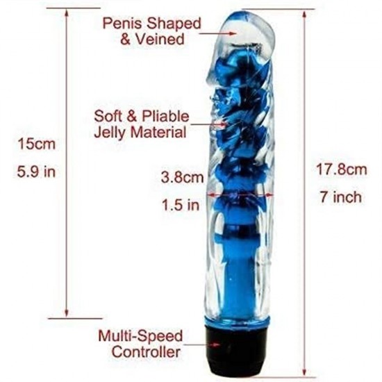 Dildo Vibes G-Stimulant Multispeed Vibrator Titreşimli Penis