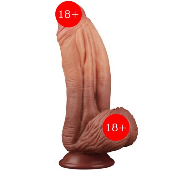 Lovetoy Nature Cock 10'' Çift Katmanlı Büyük Realistik Penis LV411014