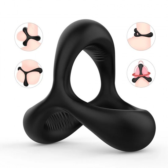 Erotica Toys Black Rider Yumuşak Penis Yüzüğü