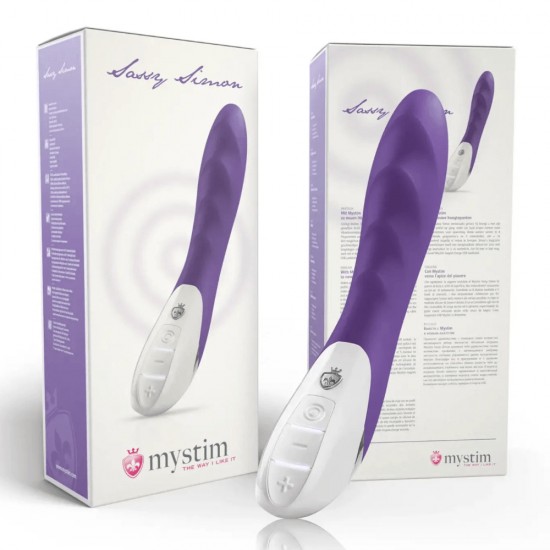 Mystim Sassy Simon Vibrator Purple G-Spot Vibratör