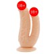 Dildo Series Lifelike G-Spot Anal ve Vajinal Çift Taraflı Realistik Penis