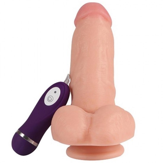 Shequ Red Eagle Vibrating Dildo 16 cm Titreşimli Realistik Penis SQ-WBC10013