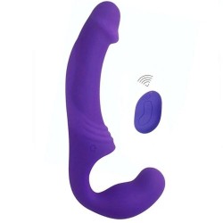 Aphrodisia Double Rider Remote Control Strapless Strap-On Şarjlı Vibratör