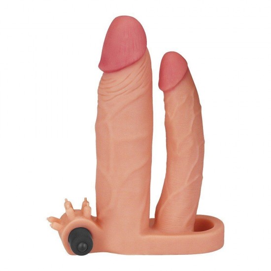 Lovetoy Pleasure X-Tender Çift Taraflı Titreşimli Penis Kılıfı LV314100