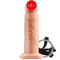 Pipedream Fantasy X-Tensions - 8" Silicone Hollow Extension Strap-On