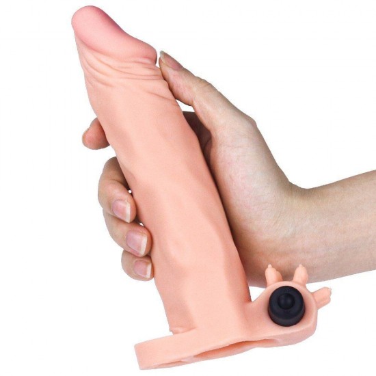 Lovetoy Pleasure X-Tender Vibrating Sleeve Titreşimli Penis Kılıfı LV1063