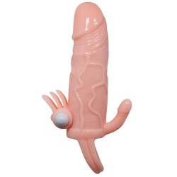 Baile Brave Man Penis Sleeve Klitoral ve Anal Uyarıcılı Titreşimli Penis Kılıfı B1207