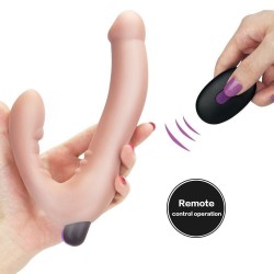 Lovetoy Rechargeable IJOY Uzaktan Kumandalı Strapless Strapon Vibratör LV430103