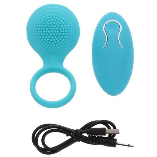 ToyJoy Tickle Brush C-Ring Uzaktan Kumanda Şarjlı Penis Halkası