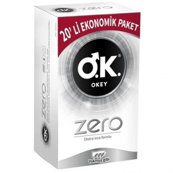 Okey Zero 20'li Ekonomik Paket Prezervatif