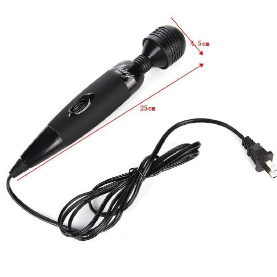 Fairy Mini Magic Wand Massager Masaj Wand Vibratör-Black