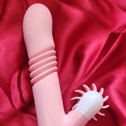 Nuo Licking Thrusting Isıtmalı ve İleri Geri Hareketli Rabbit Vibratör