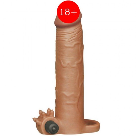 Lovetoy Pleasure X-Tender Vibrating Sleeve Titreşimli Melez Penis Kılıfı LV1065