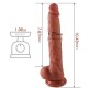 Shequ Dildo Series Len Lounger Natural Doku Realistik Penis SQ-WBD1003