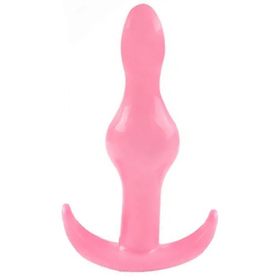 Silicone Two Ribbed Anal Alıştırıcı Plug