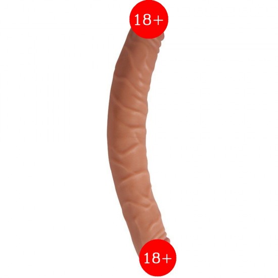 Shequ Lester 33 cm Flexible Çift Taraflı Realistik Penis XS-WBC10074