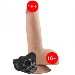 Lovetoy Ultra Soft Dildo 18 cm Belden Bağlamalı Penis Strapon