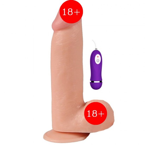 Shequ Phantom Vibrating Dildo 20 cm Titreşimli Realistik Penis SQ-WBC10037-V