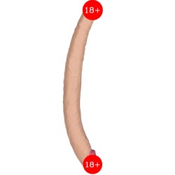 Lovetoy King Size Realistic Ladykiller Tapered Çift Taraflı 36 cm Realistik Penis LV2214