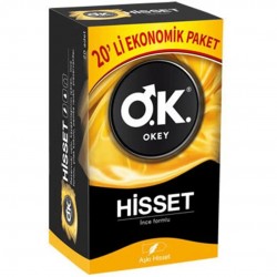 Okey Hisset Ekonomik Paket 20'li Prezervatif Kondom