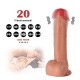 Shequ Sean Vibrating Dildo 20 Mod Titreşimli Realistik Penis 22 cm SQ-WBE10043