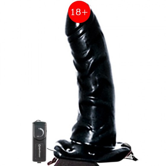 Pipedream Fetish Fantasy Series For Him Or Her Vibrating Strap-On Black