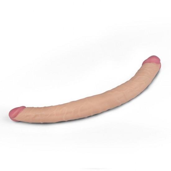 Lovetoy King Size Realistic Ladykiller Tapered Çift Taraflı 36 cm Realistik Penis LV2214