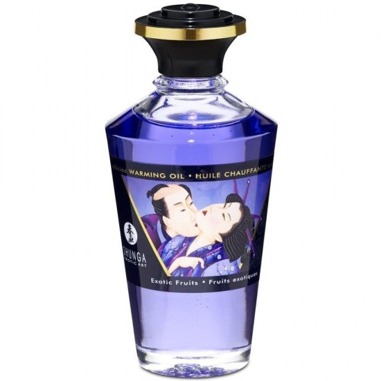 Shunga Aphrodisiac Warming Oil Exotic Fruits 100 ml Istımalı Masaj Yağı