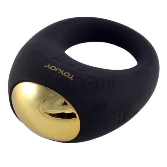 ToyJoy Luz Eclipse Vibrating Cock Ring Titreşimli Penis Halkası-Black