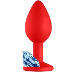 Anal Fantasy Silicone Taşlı Silikon Anal Plug