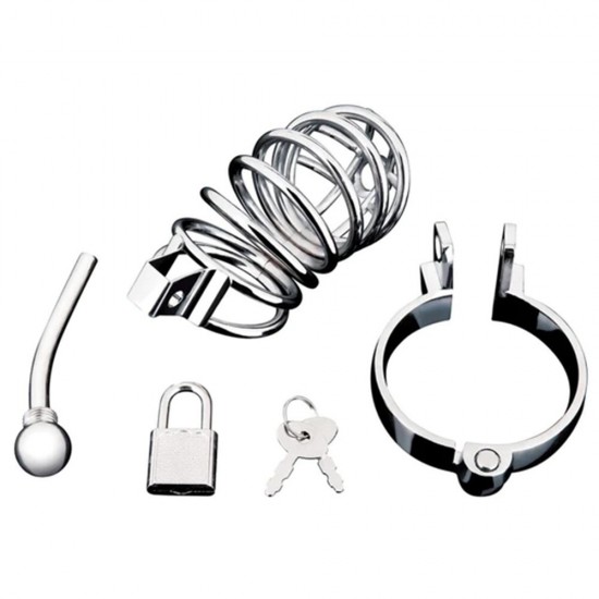 Master Male Chastity Urethral Play Chastity Penis Kafesi 45 mm