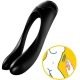 Satisfyer Candy Cane Black Double Çift Stimülasyon Vibratör