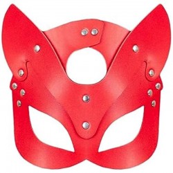 Fetish Fantasy Fetish Gear Cat Mask Kedi Kız Maskesi-Kırmızı