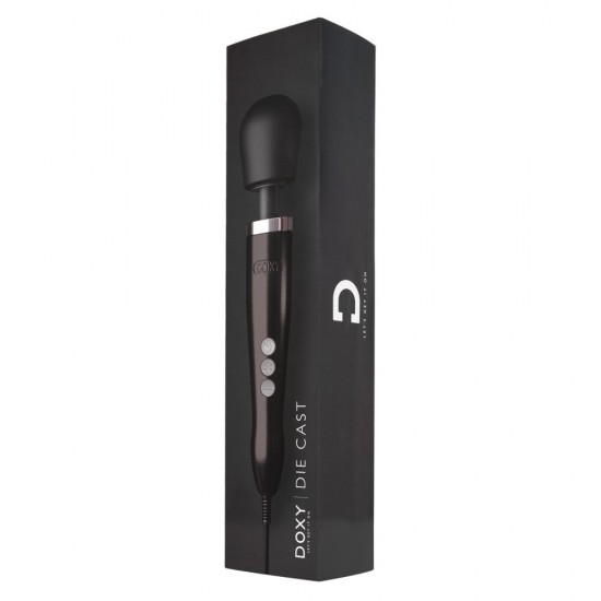 Doxy Die Cast Wand Massager Black Elektrikli Masaj Wand Vibratör