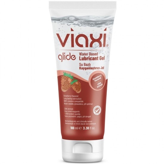 Viaxi Glide Çilek Aromalı Kayganlaştırıcı Jel 100 ml